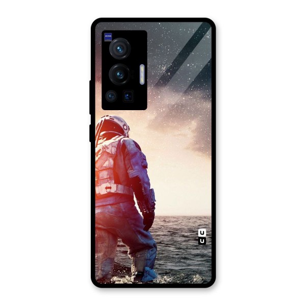 Water Astronaut Glass Back Case for Vivo X70 Pro