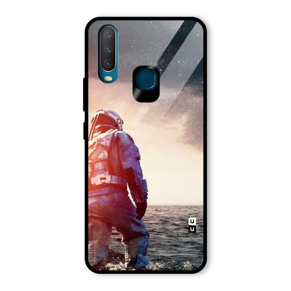 Water Astronaut Glass Back Case for Vivo Y12