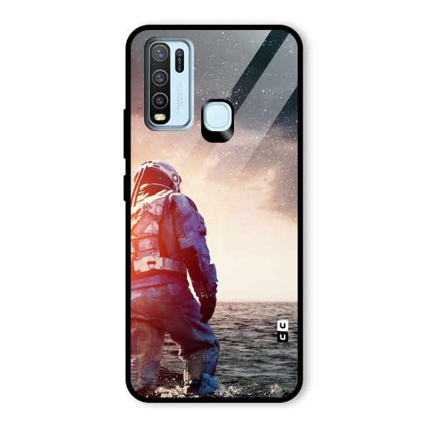 Water Astronaut Glass Back Case for Vivo Y30