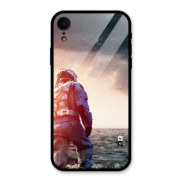 Water Astronaut Glass Back Case for XR