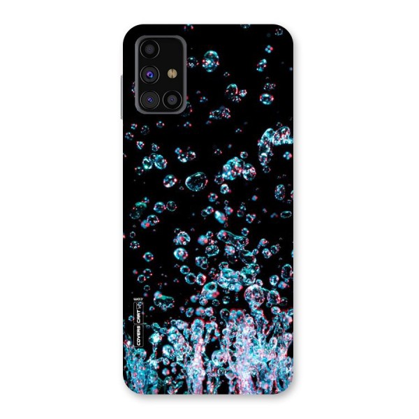 Water Droplets Back Case for Galaxy M31s