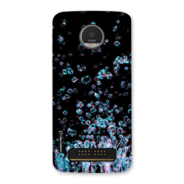 Water Droplets Back Case for Moto Z Play