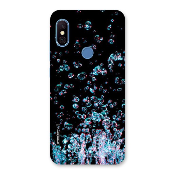 Water Droplets Back Case for Redmi Note 6 Pro