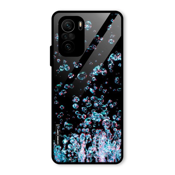 Water Droplets Glass Back Case for Mi 11x