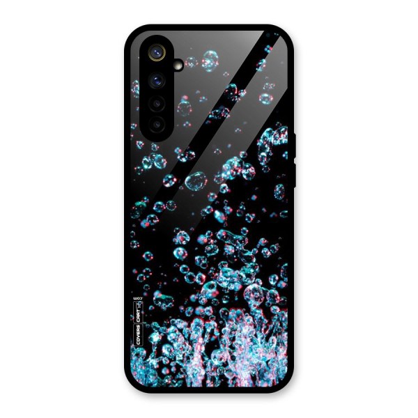 Water Droplets Glass Back Case for Realme 6i