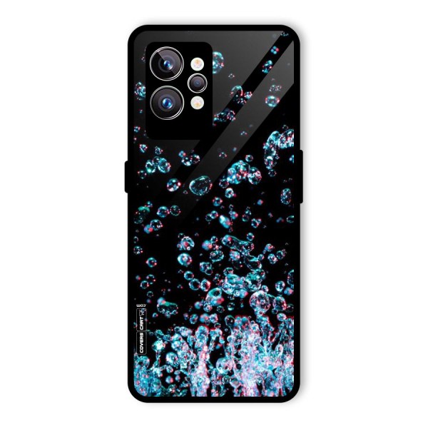 Water Droplets Glass Back Case for Realme GT2 Pro