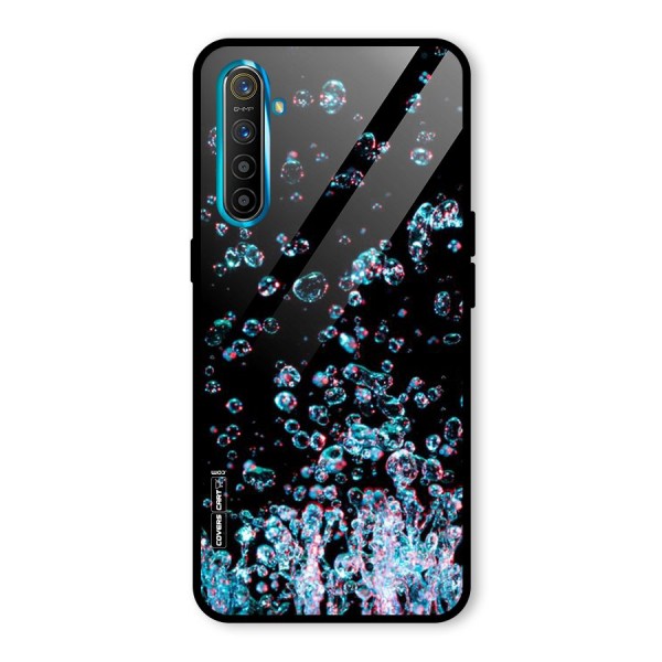 Water Droplets Glass Back Case for Realme XT