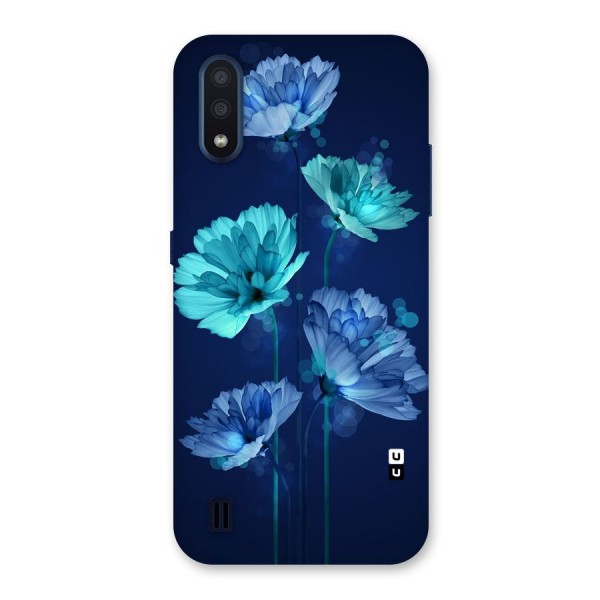 Water Flowers Back Case for Galaxy M01