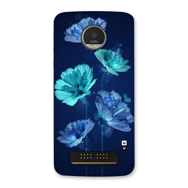 Water Flowers Back Case for Moto Z Play