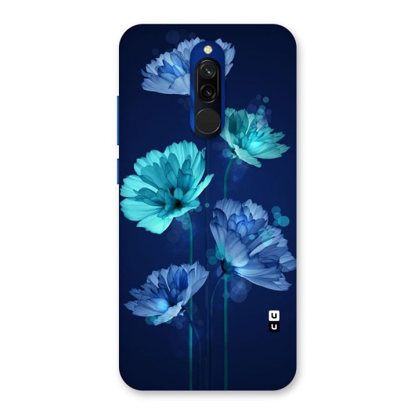 Water Flowers Back Case for Redmi 8