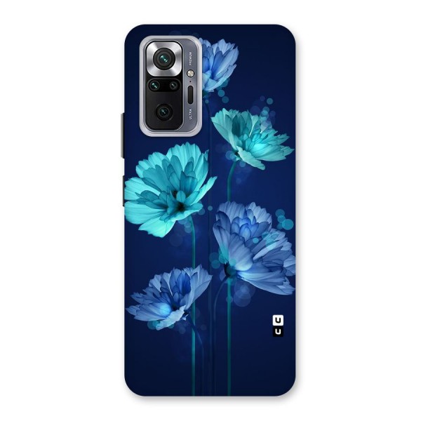 Water Flowers Back Case for Redmi Note 10 Pro