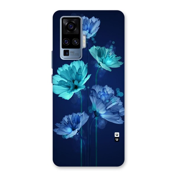 Water Flowers Back Case for Vivo X50 Pro