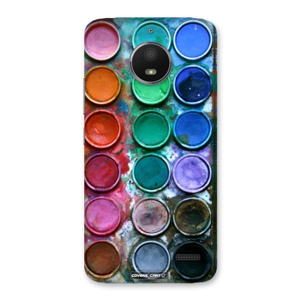 Water Paint Box Back Case for Moto E4