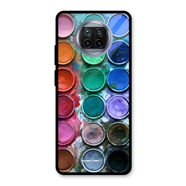 Water Paint Box Glass Back Case for Mi 10i