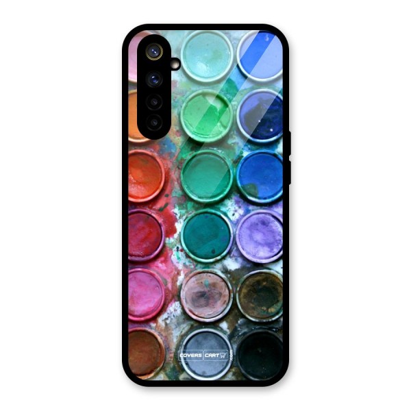 Water Paint Box Glass Back Case for Realme 6