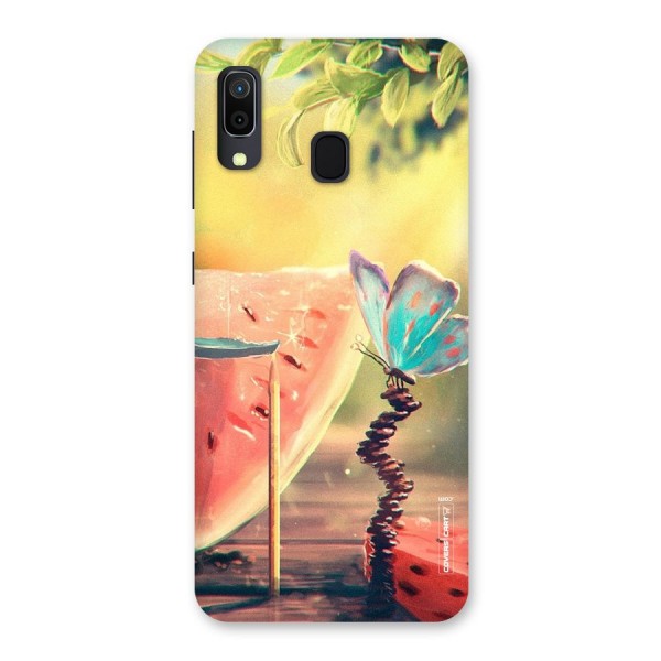 Watermelon Butterfly Back Case for Galaxy A20