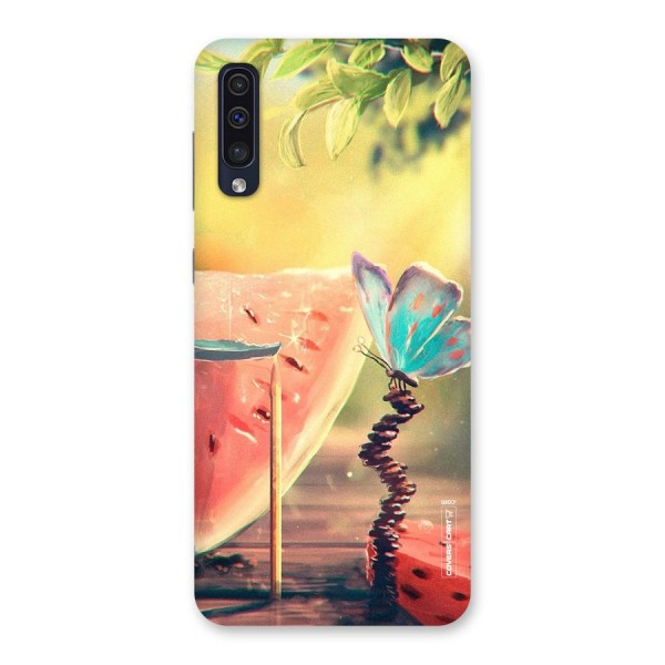 Watermelon Butterfly Back Case for Galaxy A50