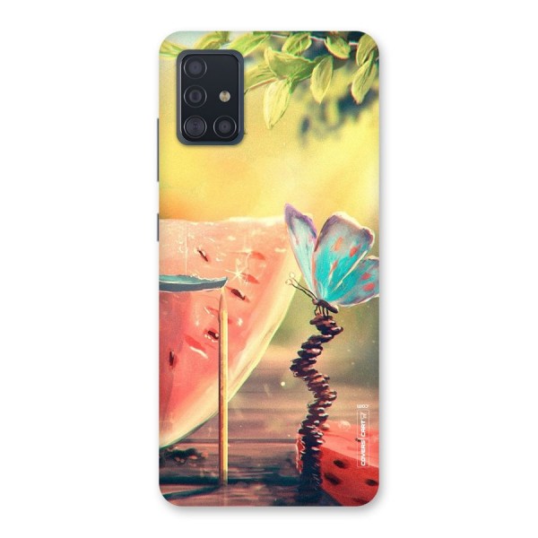 Watermelon Butterfly Back Case for Galaxy A51