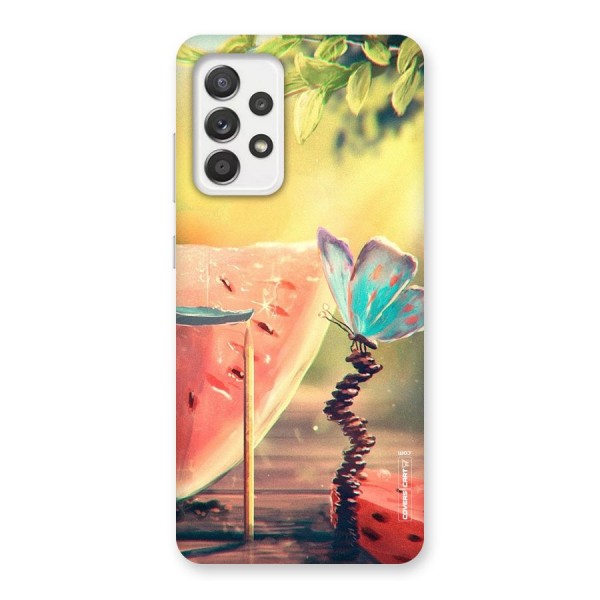 Watermelon Butterfly Back Case for Galaxy A52