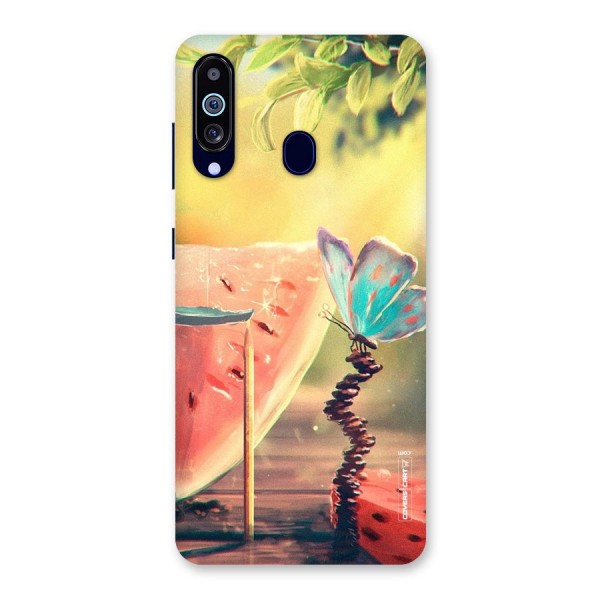 Watermelon Butterfly Back Case for Galaxy A60