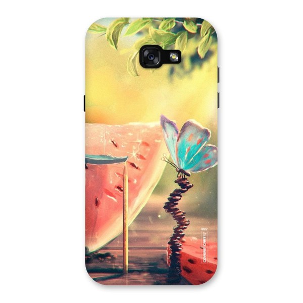 Watermelon Butterfly Back Case for Galaxy A7 (2017)