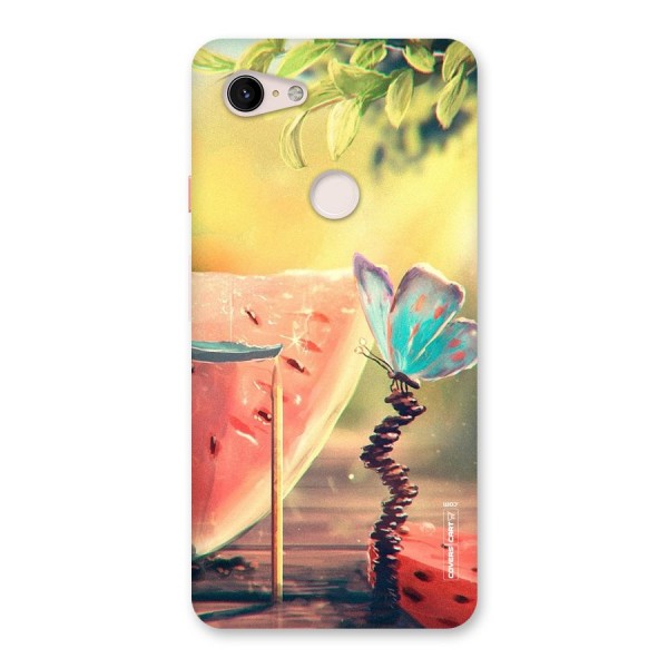 Watermelon Butterfly Back Case for Google Pixel 3 XL