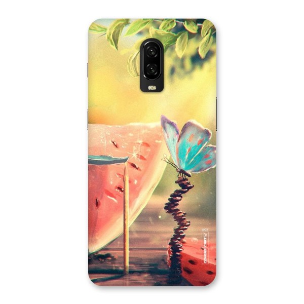 Watermelon Butterfly Back Case for OnePlus 6T