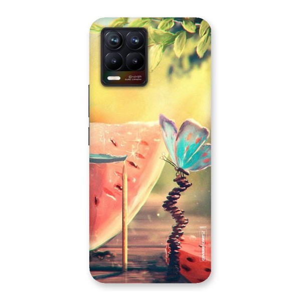 Watermelon Butterfly Back Case for Realme 8