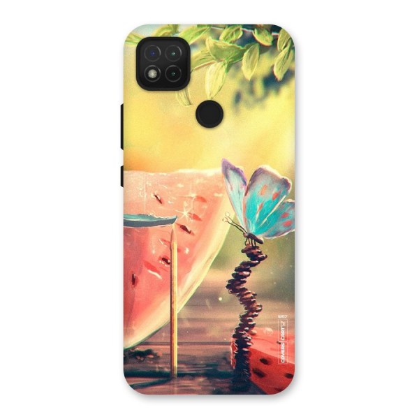 Watermelon Butterfly Back Case for Redmi 9C