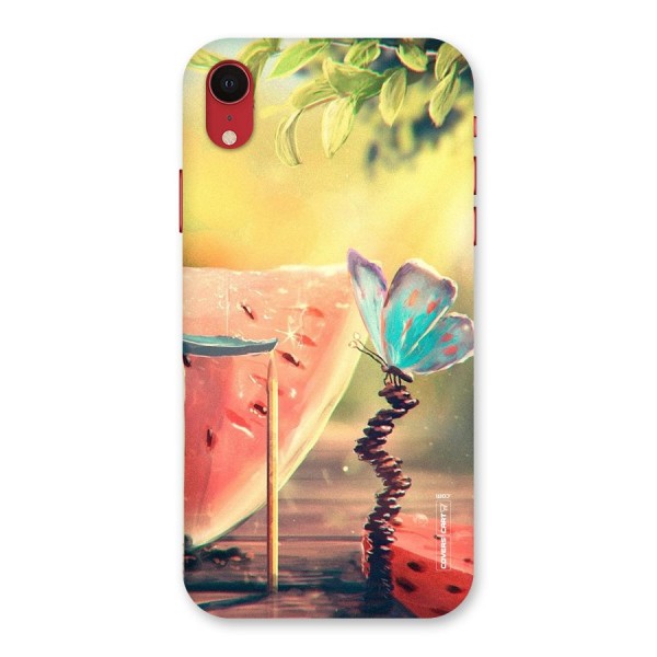 Watermelon Butterfly Back Case for iPhone XR