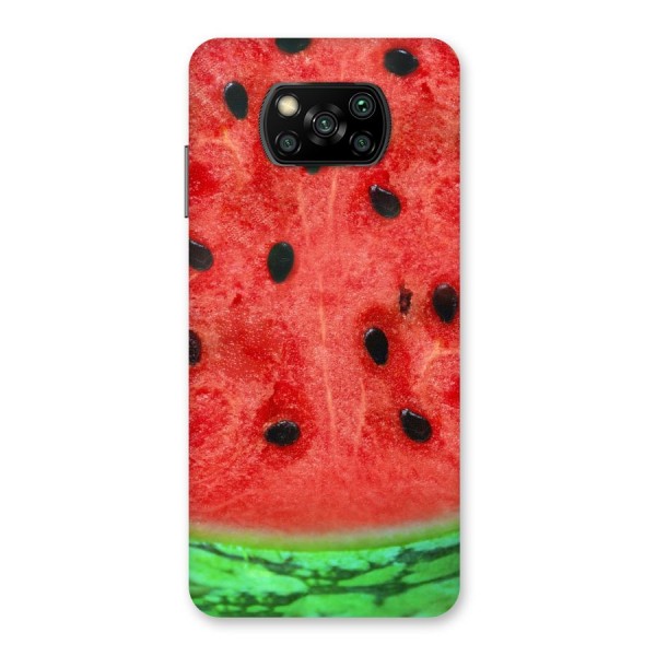 Watermelon Design Back Case for Poco X3