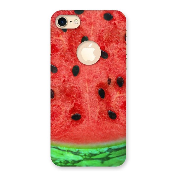 Watermelon Design Back Case for iPhone 8 Logo Cut