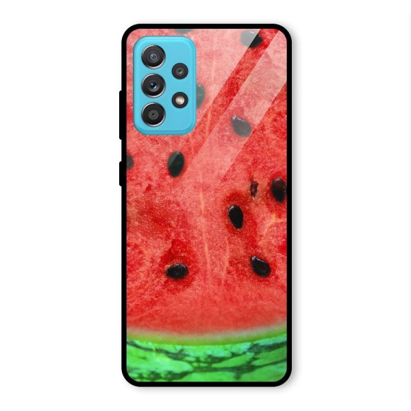 Watermelon Design Glass Back Case for Galaxy A52s 5G