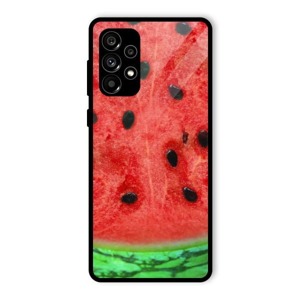 Watermelon Design Glass Back Case for Galaxy A73 5G