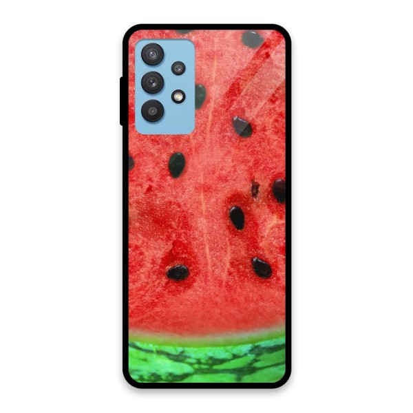 Watermelon Design Glass Back Case for Galaxy M32 5G