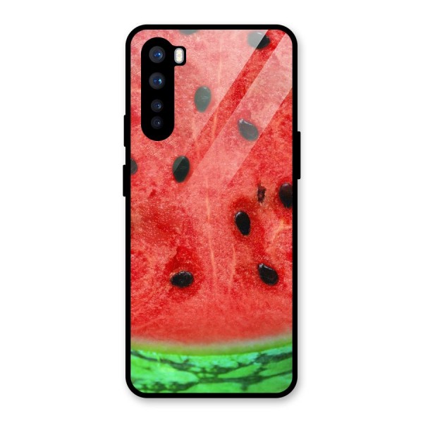 Watermelon Design Glass Back Case for OnePlus Nord