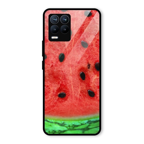 Watermelon Design Glass Back Case for Realme 8