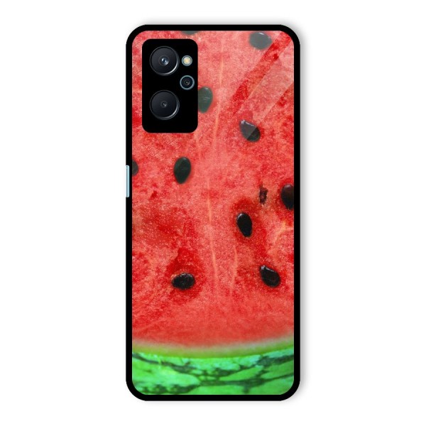 Watermelon Design Glass Back Case for Realme 9i