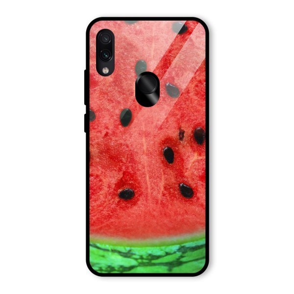 Watermelon Design Glass Back Case for Redmi Note 7