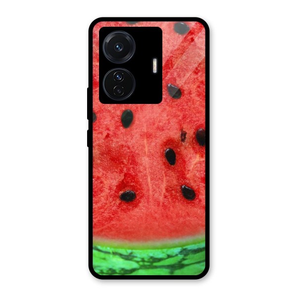 Watermelon Design Glass Back Case for Vivo T1 Pro