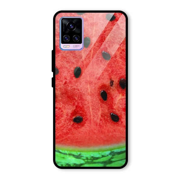 Watermelon Design Glass Back Case for Vivo V20 Pro