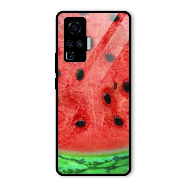 Watermelon Design Glass Back Case for Vivo X50 Pro