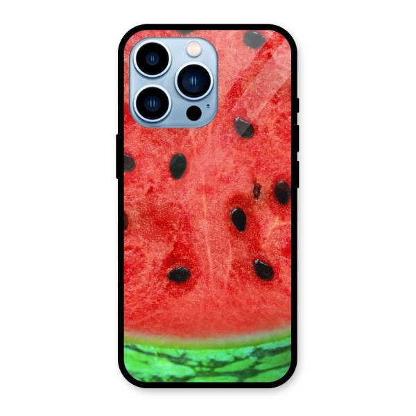 Watermelon Design Glass Back Case for iPhone 13 Pro