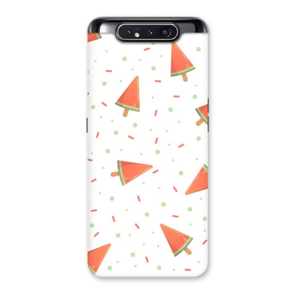 Watermelon Ice Creams Back Case for Galaxy A80