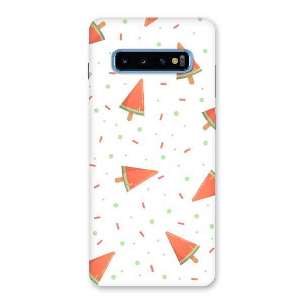 Watermelon Ice Creams Back Case for Galaxy S10 Plus