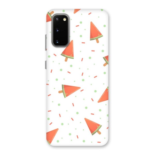 Watermelon Ice Creams Back Case for Galaxy S20