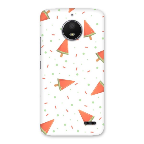 Watermelon Ice Creams Back Case for Moto E4