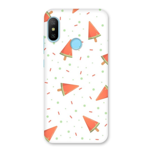 Watermelon Ice Creams Back Case for Redmi 6 Pro