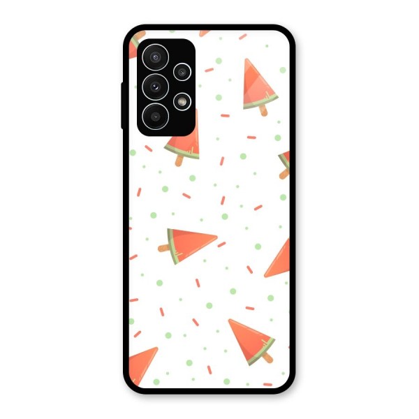 Watermelon Ice Creams Glass Back Case for Galaxy A23