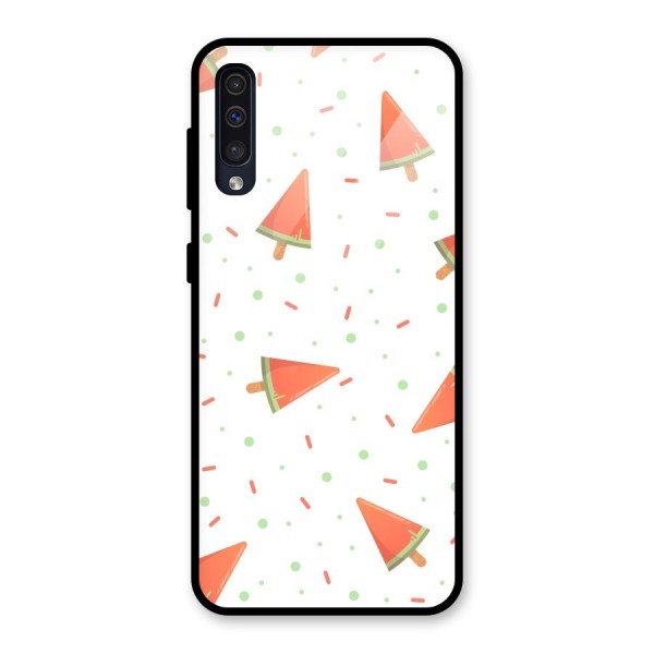 Watermelon Ice Creams Glass Back Case for Galaxy A50s